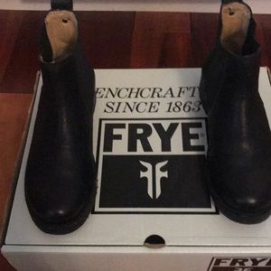 Frye black short boots